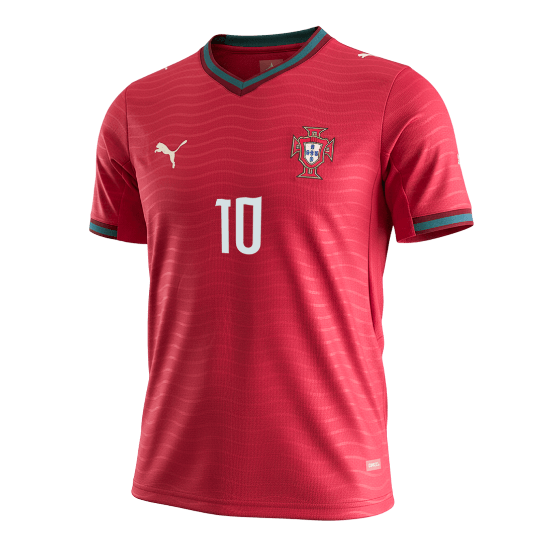 BERNARDO #10 Portugal Home Soccer Jersey World Cup 2026 fan version - Bild 2