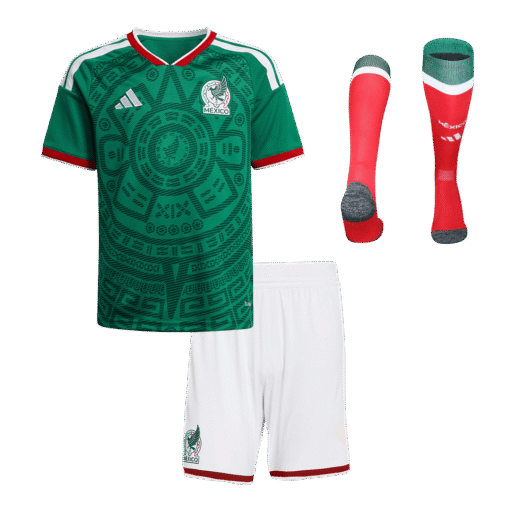 Mexico Home Kids Soccer Jerseys Full Kit World Cup 2026