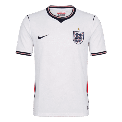 England Home Soccer Jersey World Cup 2026 fan version