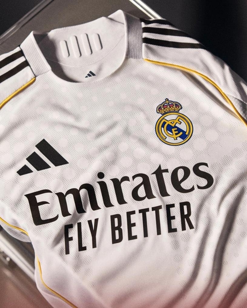 real Madrid home kit 25/26